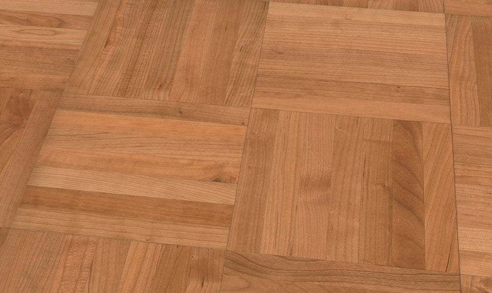 Kirschbaum ami. Natur/Select Mosaikparkett Würfel – Produktfoto