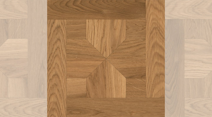 Eiche Natur LONDON 50 Tafelboden massiv 10 mm 300 × 300 mm – Produktfoto