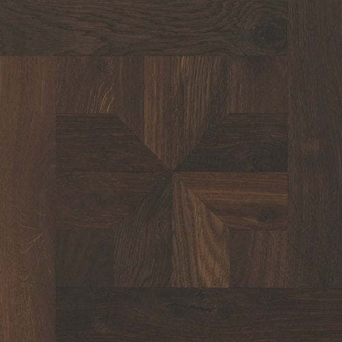 Räuchereiche Naturell LONDON 70 Tafelboden massiv 15 mm 420 × 420 mm – Detailaufnahme Oberfläche
