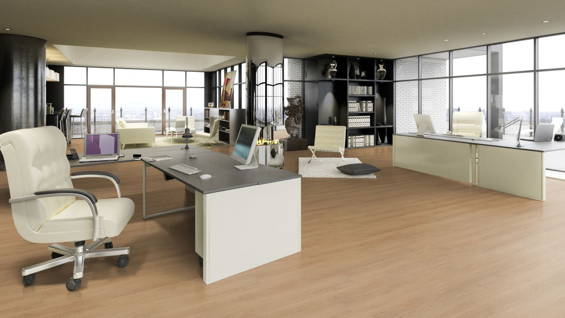 Triton Home SPC Vinyl Designboden Click Beispielfoto Büro
