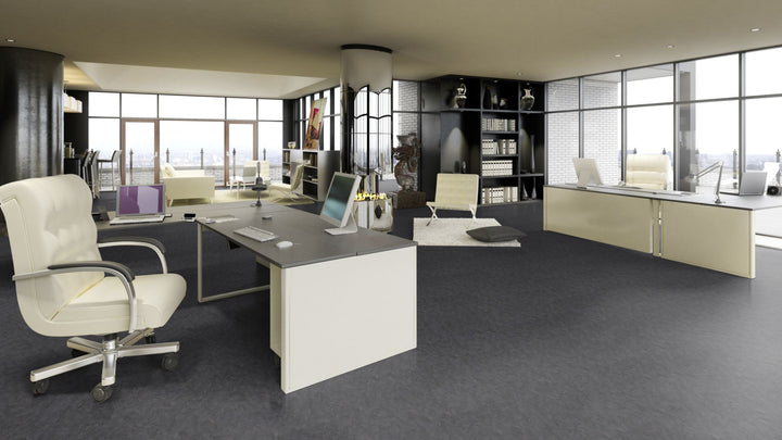 Erebos Traffic Vinyl Designboden Click 5,0 × 305 × 610 mm – Beispielbild Büro