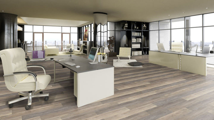 Neptun Traffic SPC Vinyl Designboden Click 6,5 × 183 × 1220 mm – Beispielbild Büro
