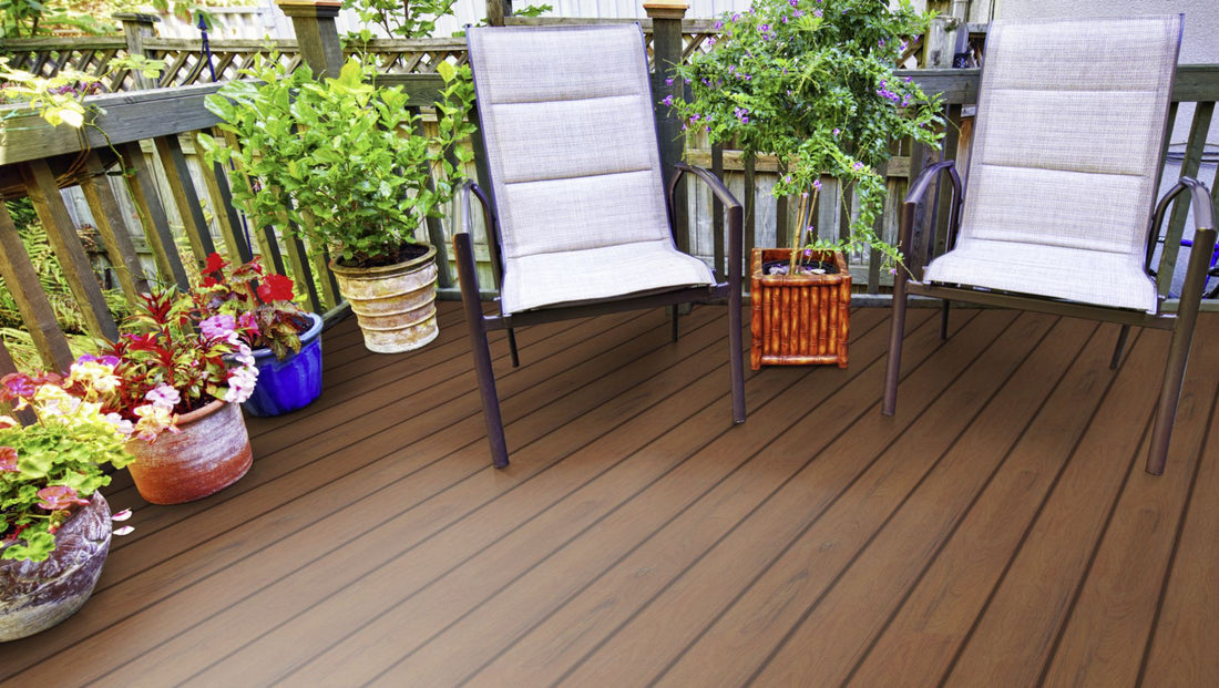 Ipê Prime KD glatt Terrassendiele 21 x 145 mm Fixlängen Beispielbild Garten
