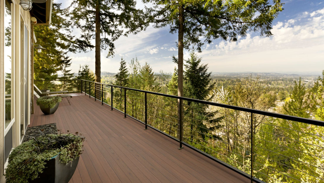 Ipê Prime KD genutet Terrassendiele 21 x 145 mm Fixlängen Beispielbild Loft