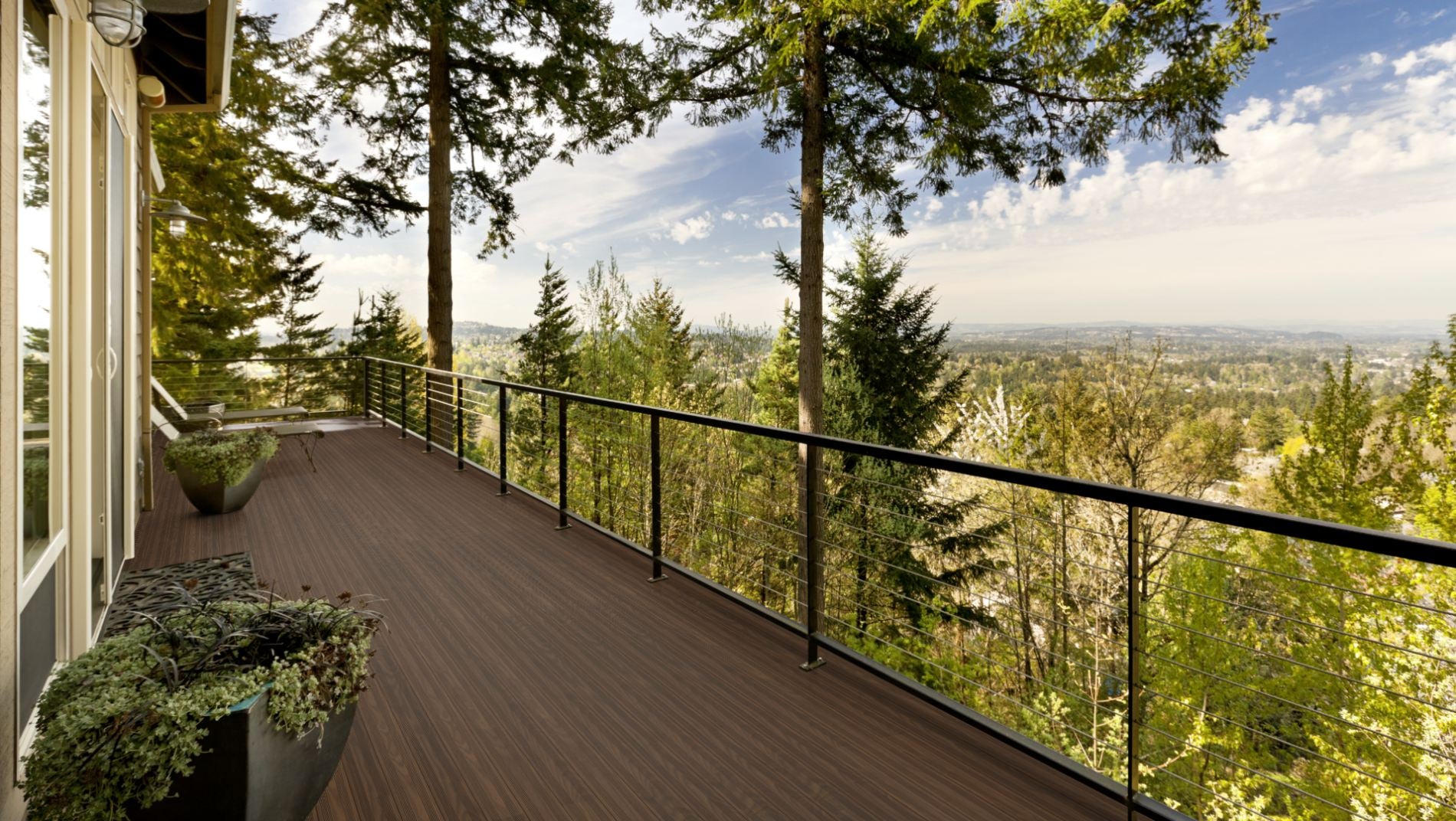 Douglasie I/III nachsortiert KD glatt Terrassendiele 26 x 145 mm Fixlängen Beispielbild Loft
