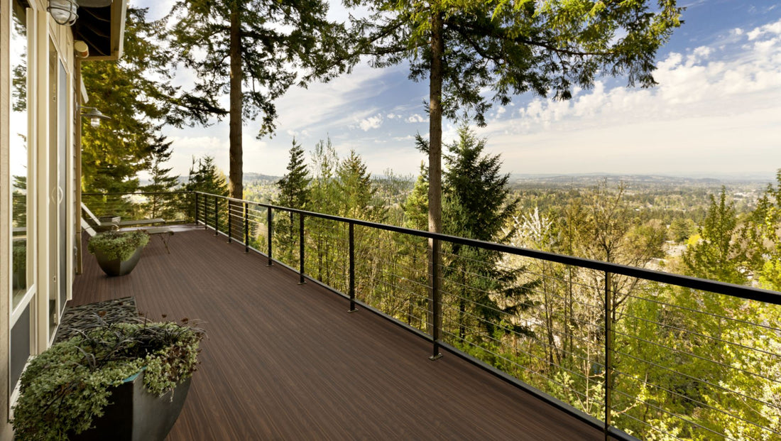 Douglasie I/III nachsortiert KD glatt Terrassendiele 26 x 145 mm Fixlängen Beispielbild Loft
