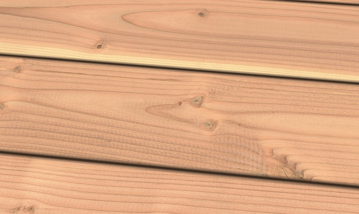 Douglasie I/III nachsortiert KD bombiert Terrassendiele 26 x 145 mm Fixlängen