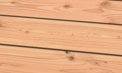 Brushed Douglas fir decking boards