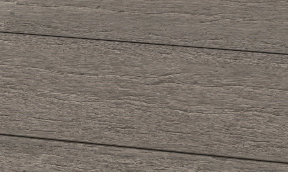 WPC 22 × 143 mm SOLID steingrau gealtert Terrassendiele (massiv) Fixlängen Produktfoto