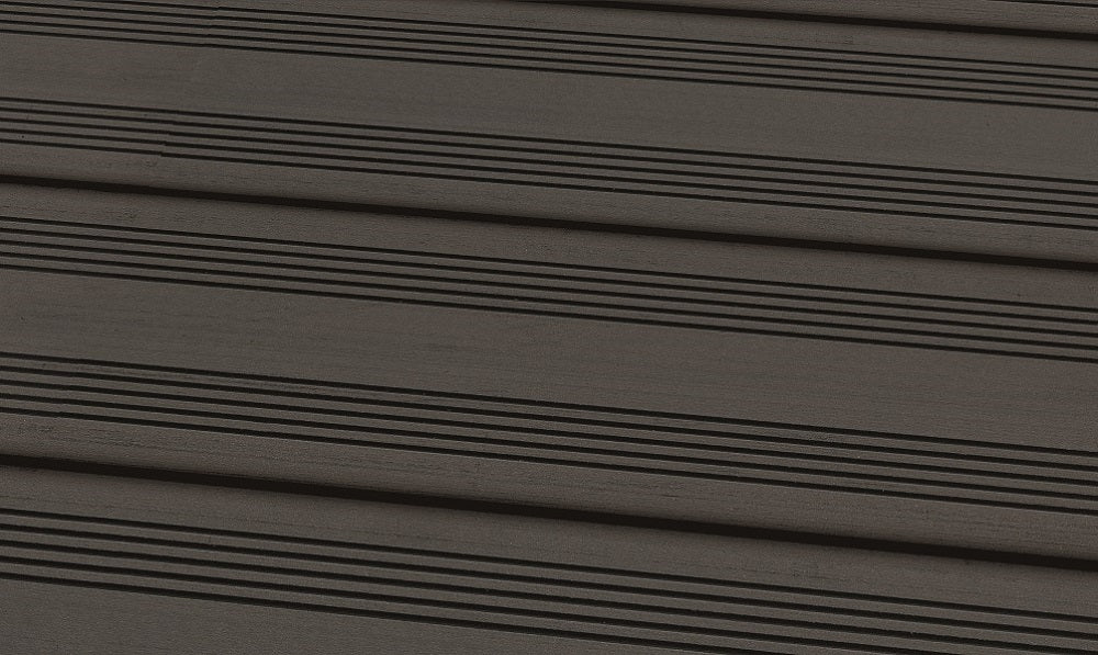 WPC 22 × 143 mm SOLID dunkelgrau französisch Terrassendiele (massiv) Fixlängen Produktfoto