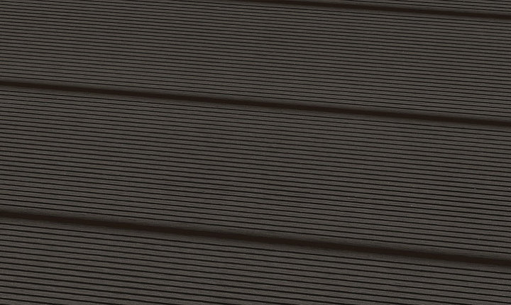WPC 22 × 143 mm SOLID dunkelgrau gerillt Terrassendiele (massiv) Fixlängen Produktfoto