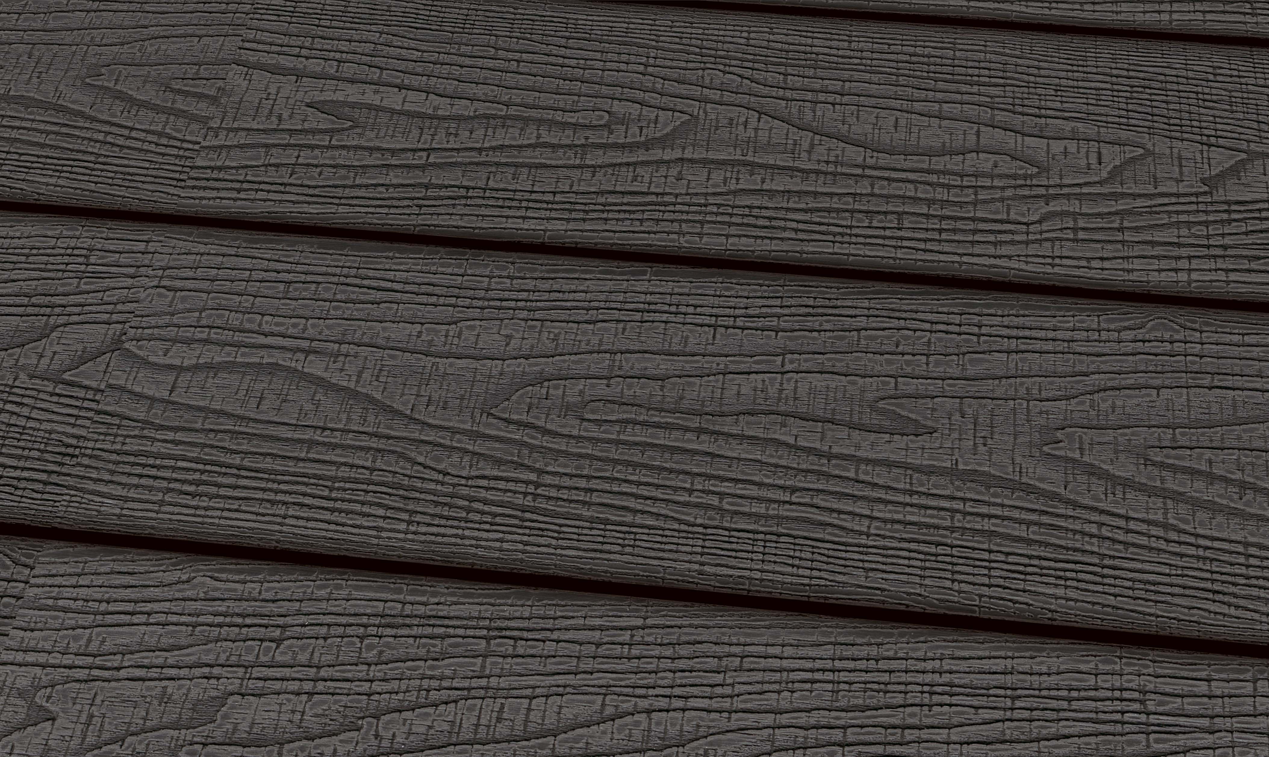 WPC 22 × 143 mm SOLID dunkelgrau sägerau grob Terrassendiele (massiv) Fixlängen Produktfoto