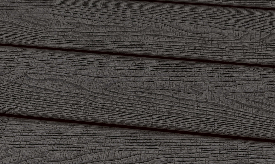WPC 22 × 143 mm SOLID dunkelgrau sägerau grob Terrassendiele (massiv) Fixlängen Produktfoto