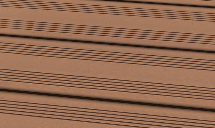 WPC 22x143mm SOLID hellbraun französisch – Massiv-Terrassendiele Fixlängen Produktfoto