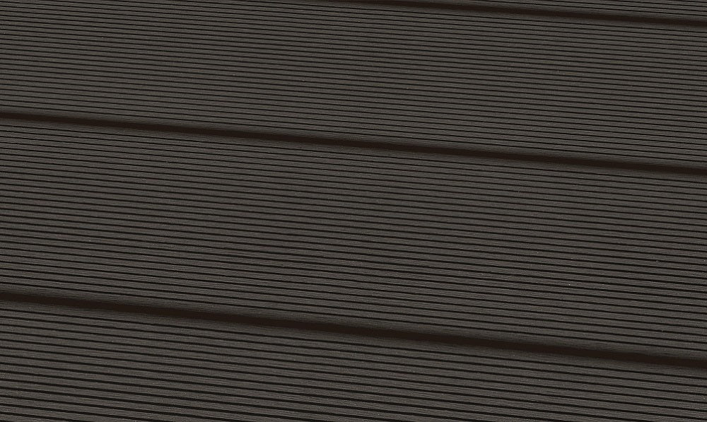 WPC 22 × 146 mm HOLO 4 dunkelgrau gerillt Terrassendiele (4 Kammern) Fixlängen Produktfoto