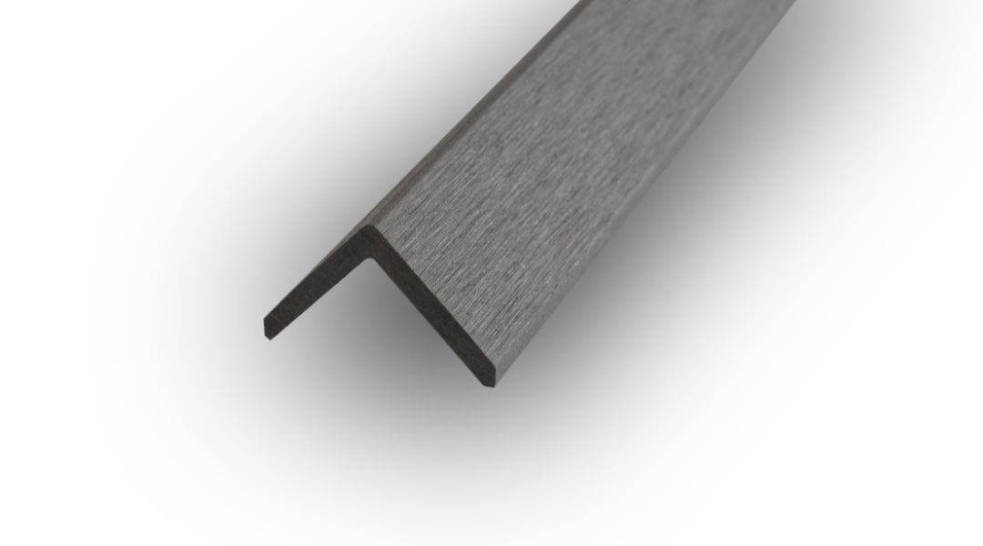 WPC Abschlusswinkel 48 × 48 mm Dunkelgrau Produktfoto