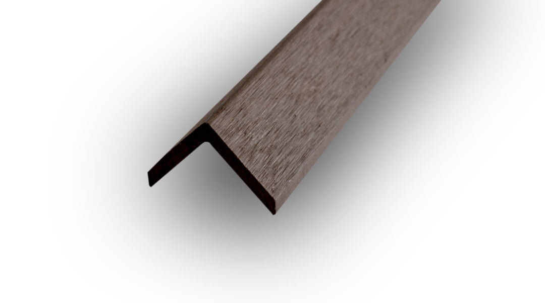 WPC Abschlusswinkel 48 × 48 mm Dunkelbraun Produktfoto