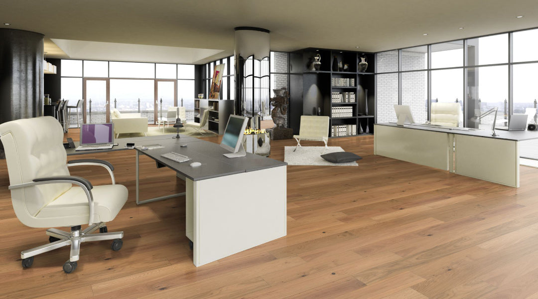 Eiche Project geölt 3-Schicht Landhausdiele Click Beispielbild Büro