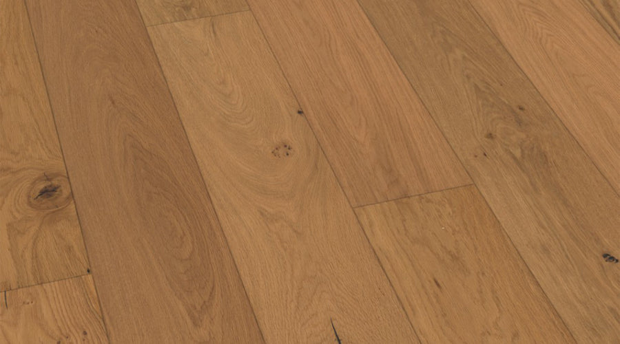 Parquet contrecollé 3 plis brossé et huilé
