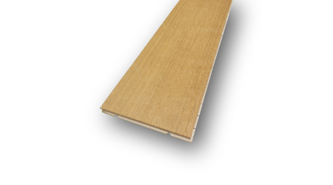 Eiche Eleganz 5 % weiß geölt 2-Schicht Massivdiele 11 × 155 × 500–2000 mm – Detailaufnahme Oberfläche