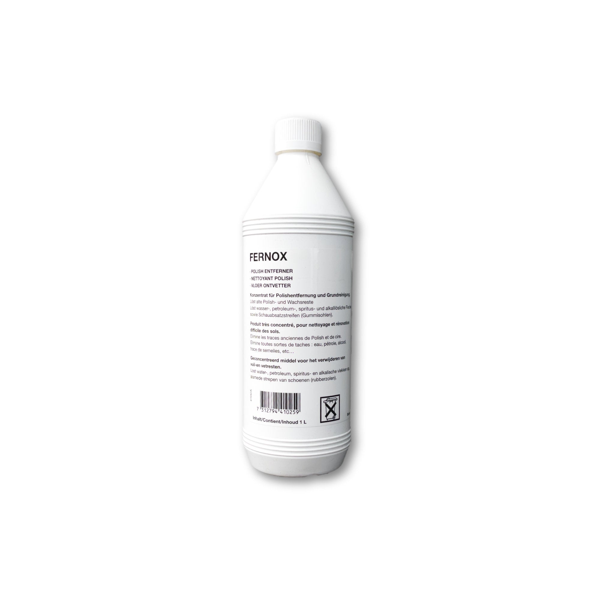 Bona Professional – Fernox – Pflegemittel Produktfoto Rückseite