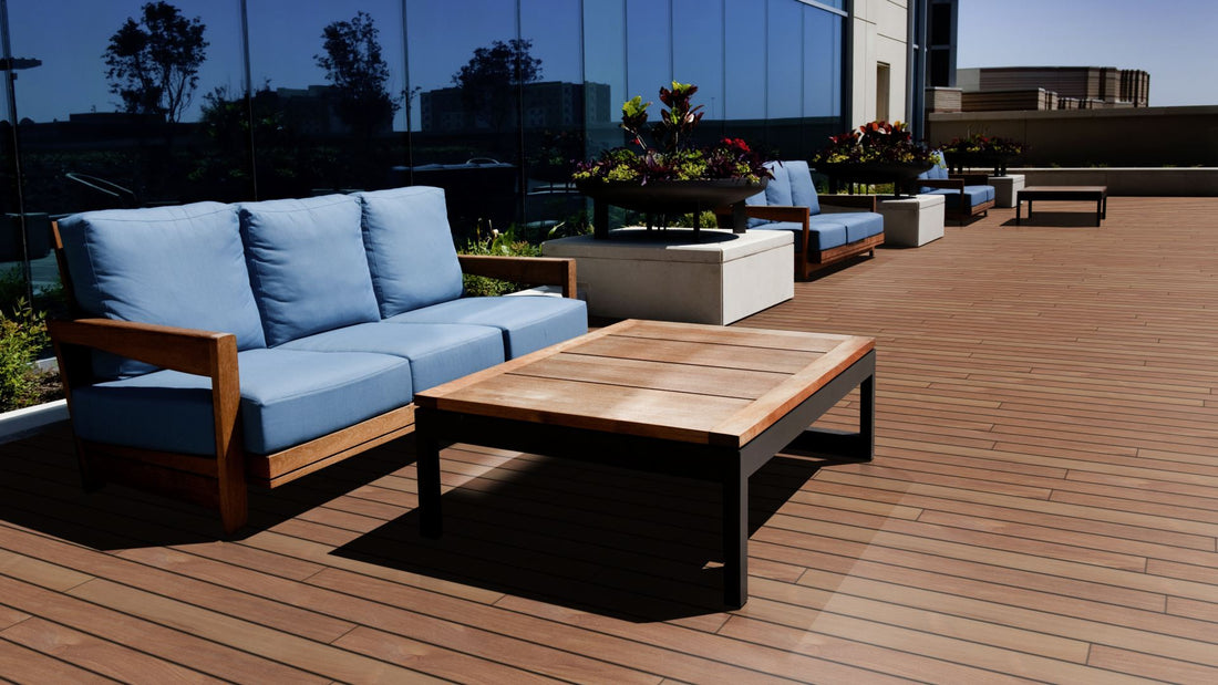 Cumarú Prime KD glatt Terrassendiele Beispielfoto Terrasse modern