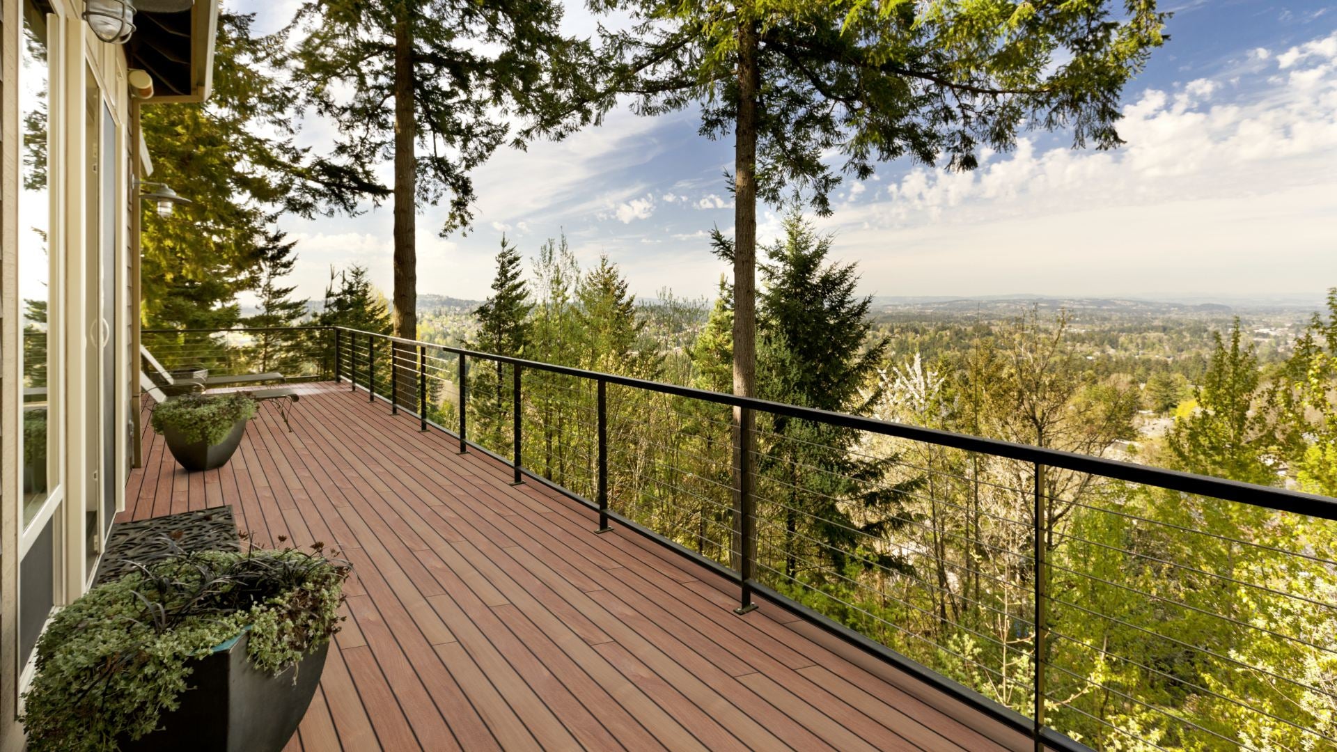 Cumarú Prime KD glatt Terrassendiele Beispielfoto Terrasse Loft