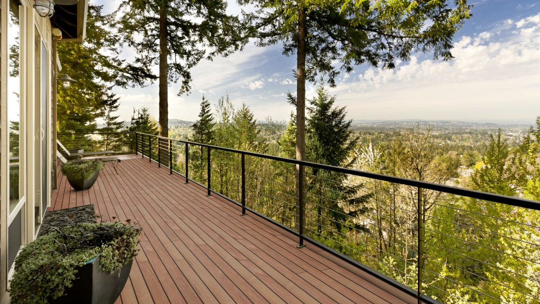 Cumarú Prime KD glatt Terrassendiele Beispielfoto Terrasse Loft