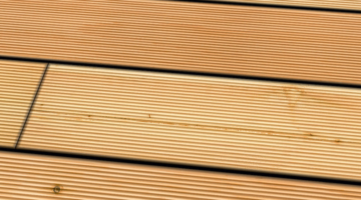 Douglasie kanadisch VEH A/B KD gerillt Terrassendiele Produktfoto