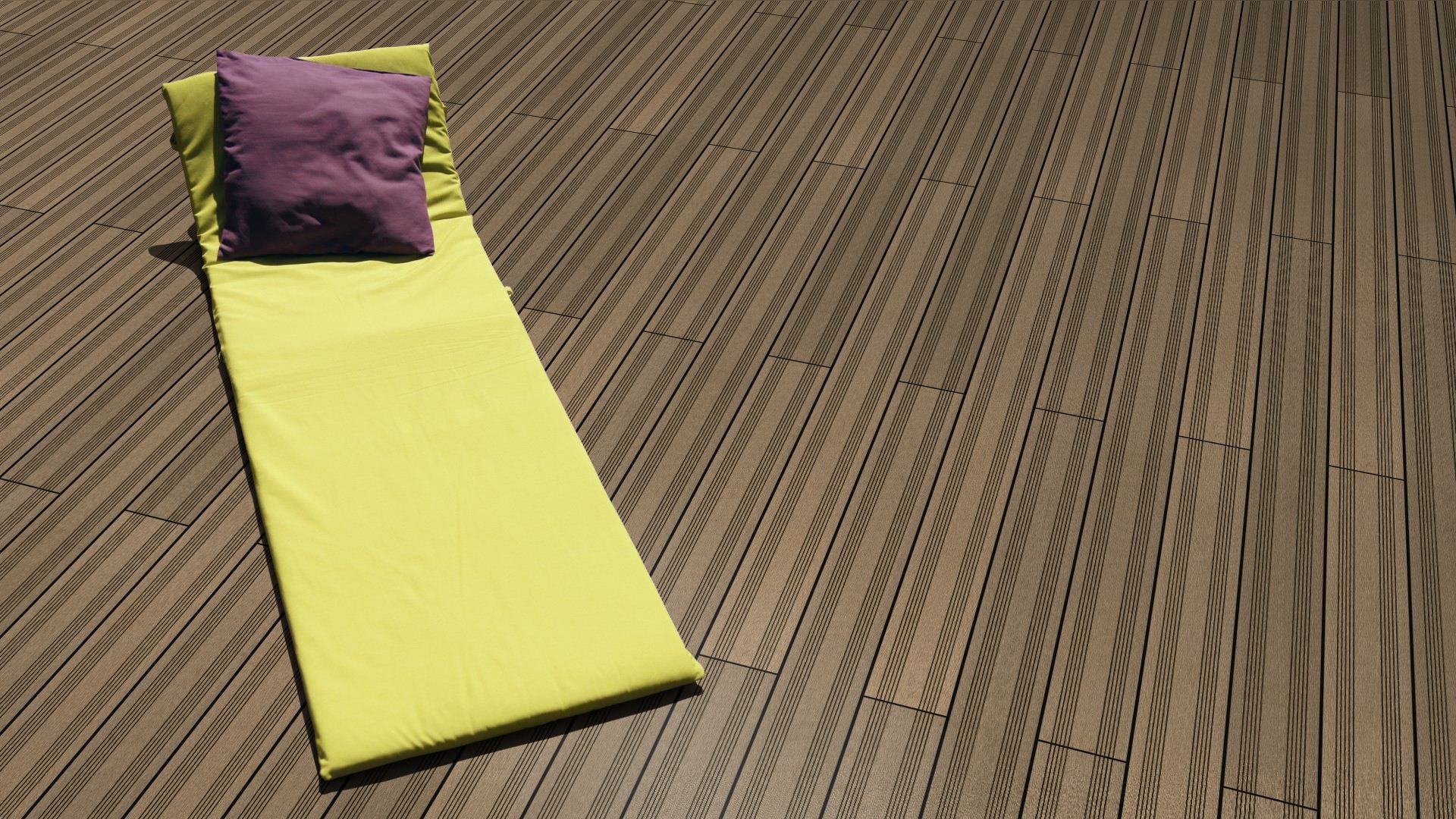 WPC 22 × 143 mm SOLID mandelbraun französisch Terrassendiele (massiv) Fixlängen