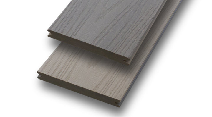 WPC 20 × 143 mm SOLID - CoEx Eisengrau Oberfläche: Struktur Terrassendiele (massiv) Fixlängen Produktfoto