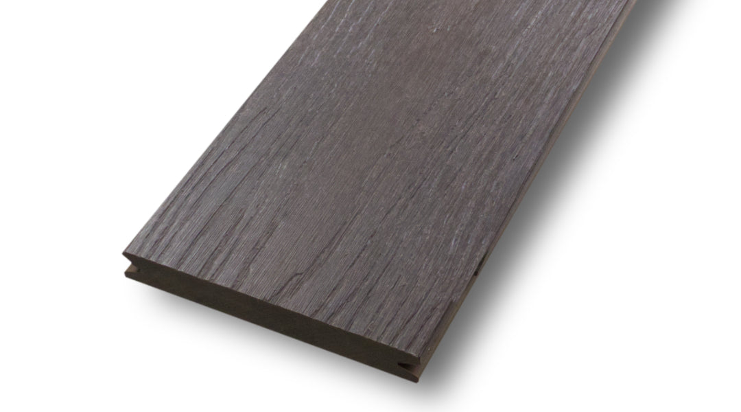 WPC 20 × 143 mm SOLID - CoEx Mokka Oberfläche: Struktur Terrassendiele (massiv) Fixlängen Produktfoto Mokka