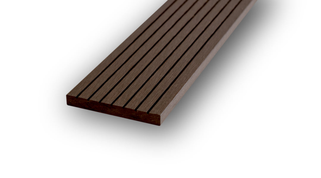 WPC Flachleiste / Abdeckleiste 80 × 10 mm Terra Produktfoto