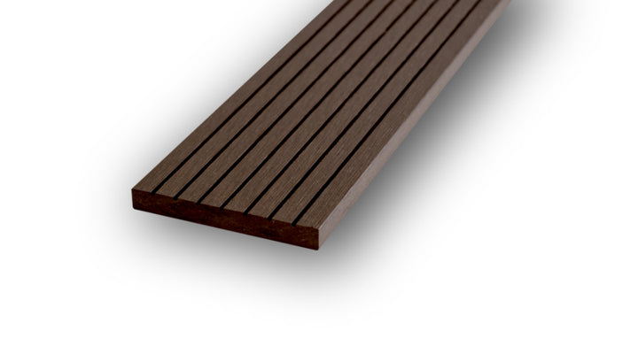 WPC Flachleiste / Abdeckleiste 80 × 10 mm Terra Produktfoto