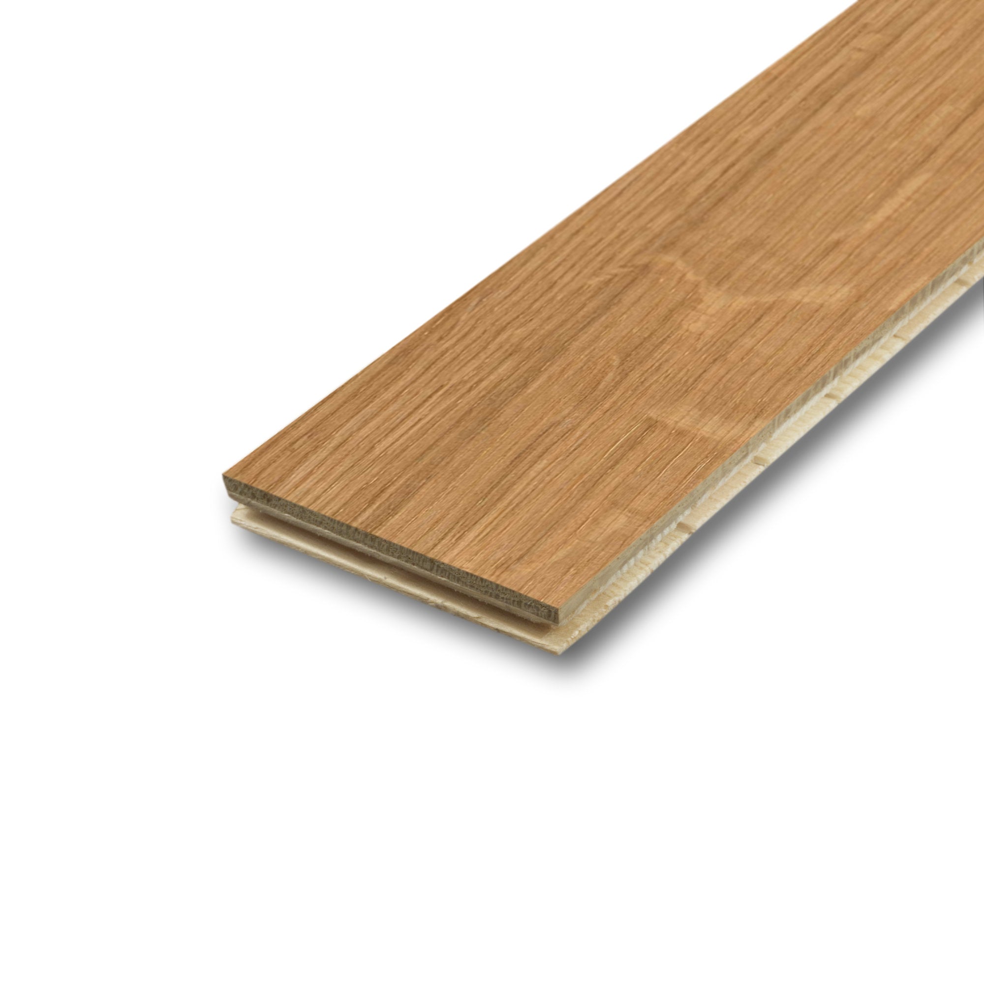 Oak Nature unfinished 2-layer engineered parquet 11 × 70 × 490 mm