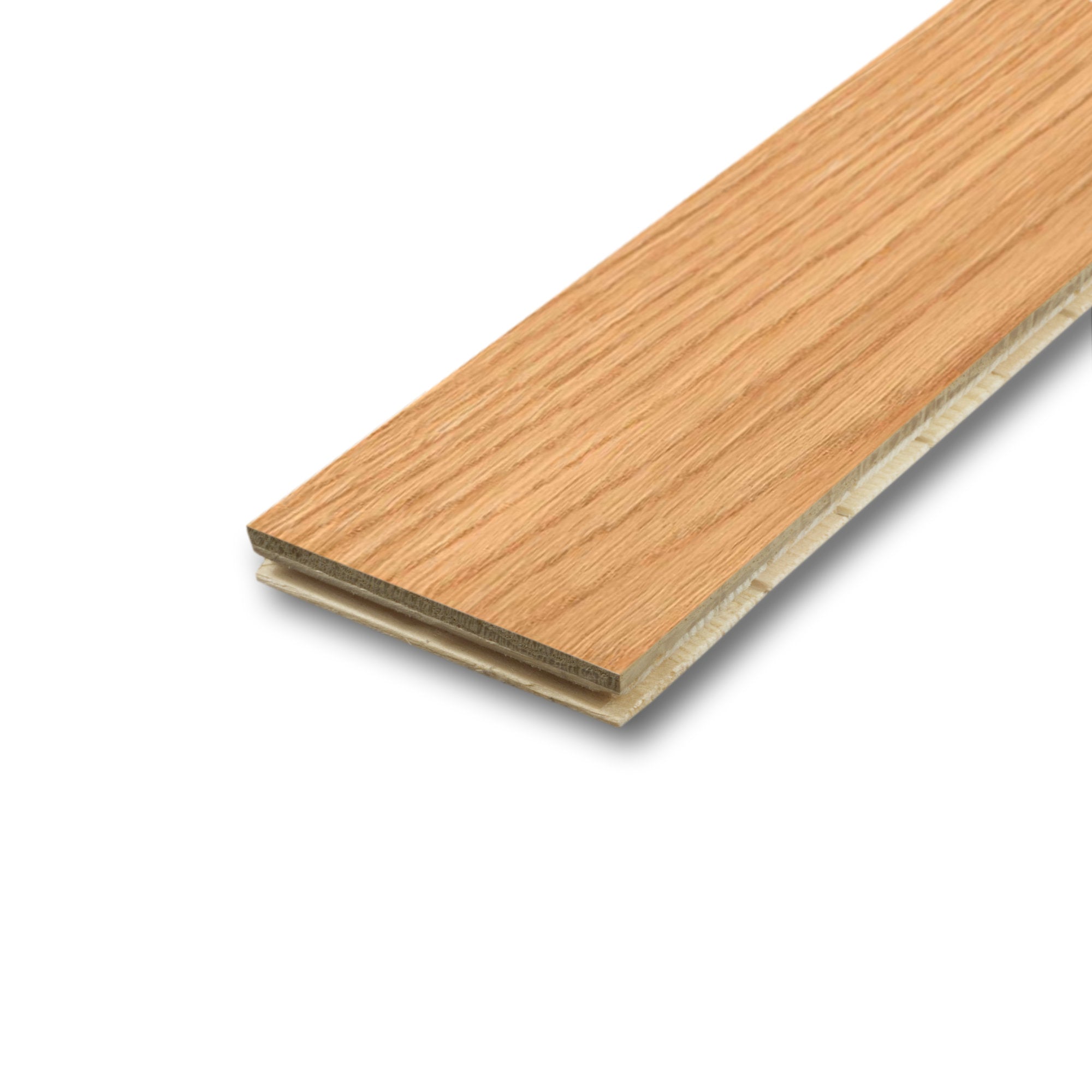Red Oak Select/Nature oiled 2-layer pre-finished parquet 11 × 70 × 490 mm
