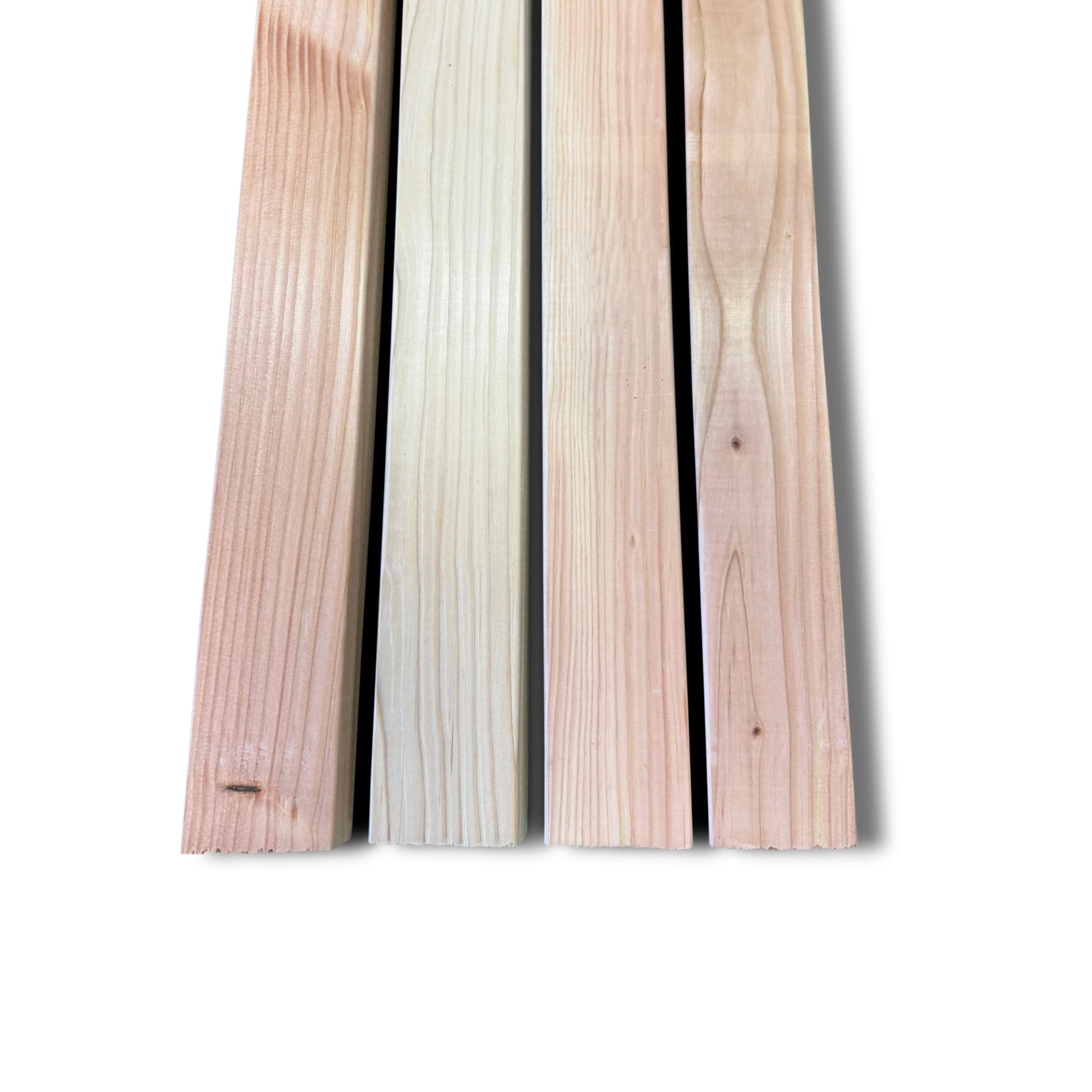 Rhombusleiste Douglasie 26 × 68 mm – I/III – Produktfoto - 4 Stück