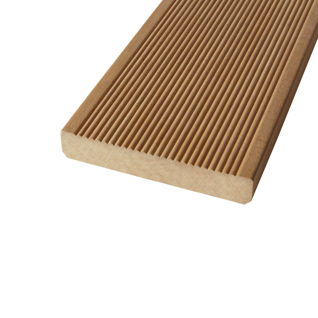 Garapa Prime KD gerillt Systemdiele Terrassendiele Nut & Feder Produktfoto 