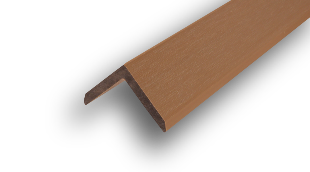 WPC Abschlusswinkel  48 × 48 mm Honigbraun Produktfoto