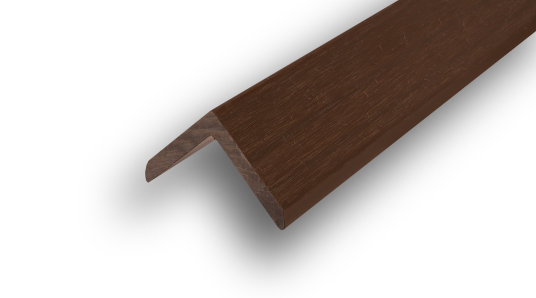 WPC Abschlusswinkel 48 × 48 mm Tabak Produktfoto