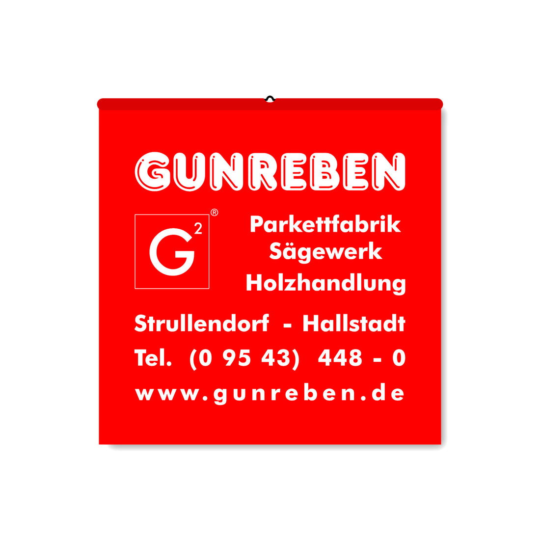 Gunreben Warnflagge Produktfoto