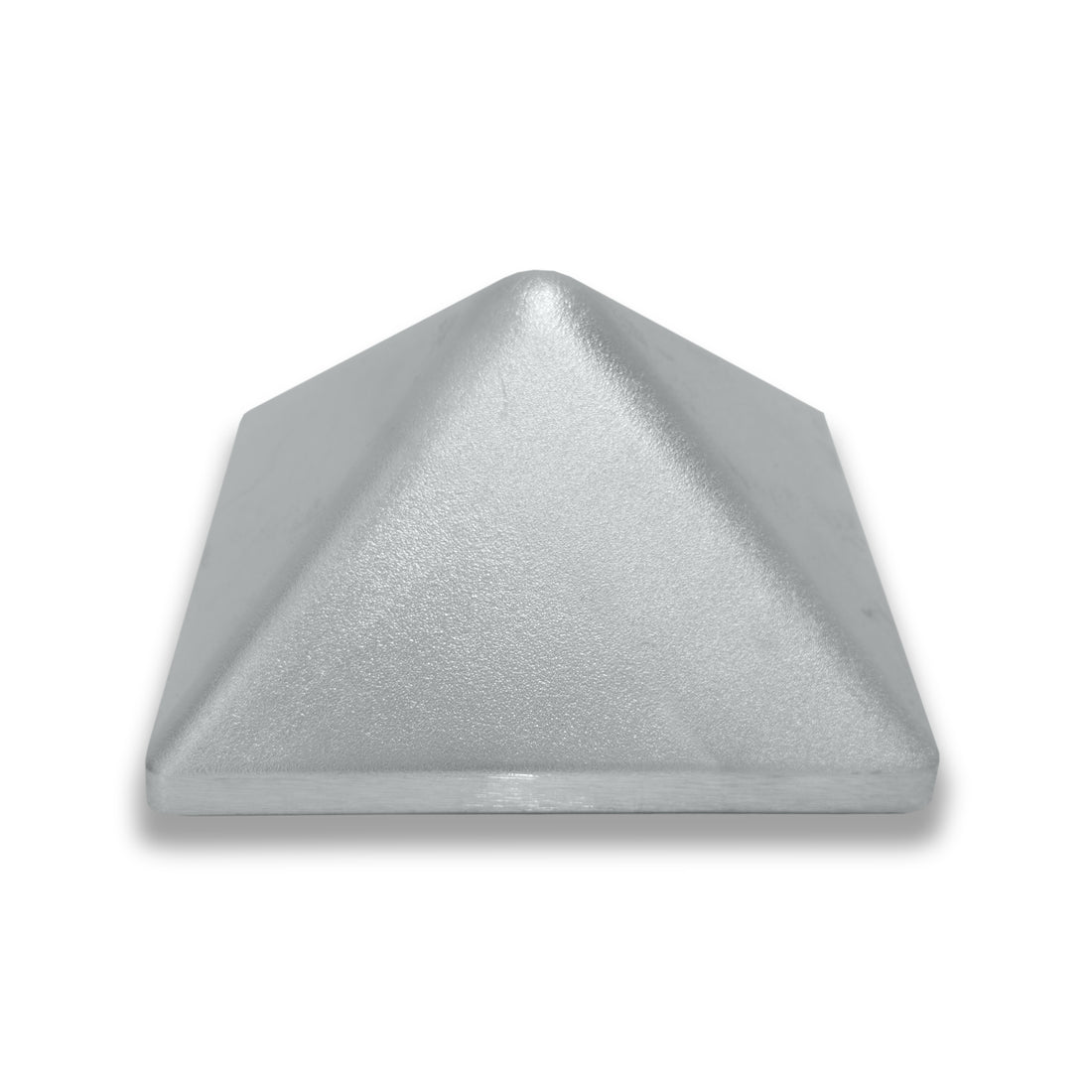 Pfostenabdeckkappe Pyramide 130 × 130 mm Aluminium – Restposten