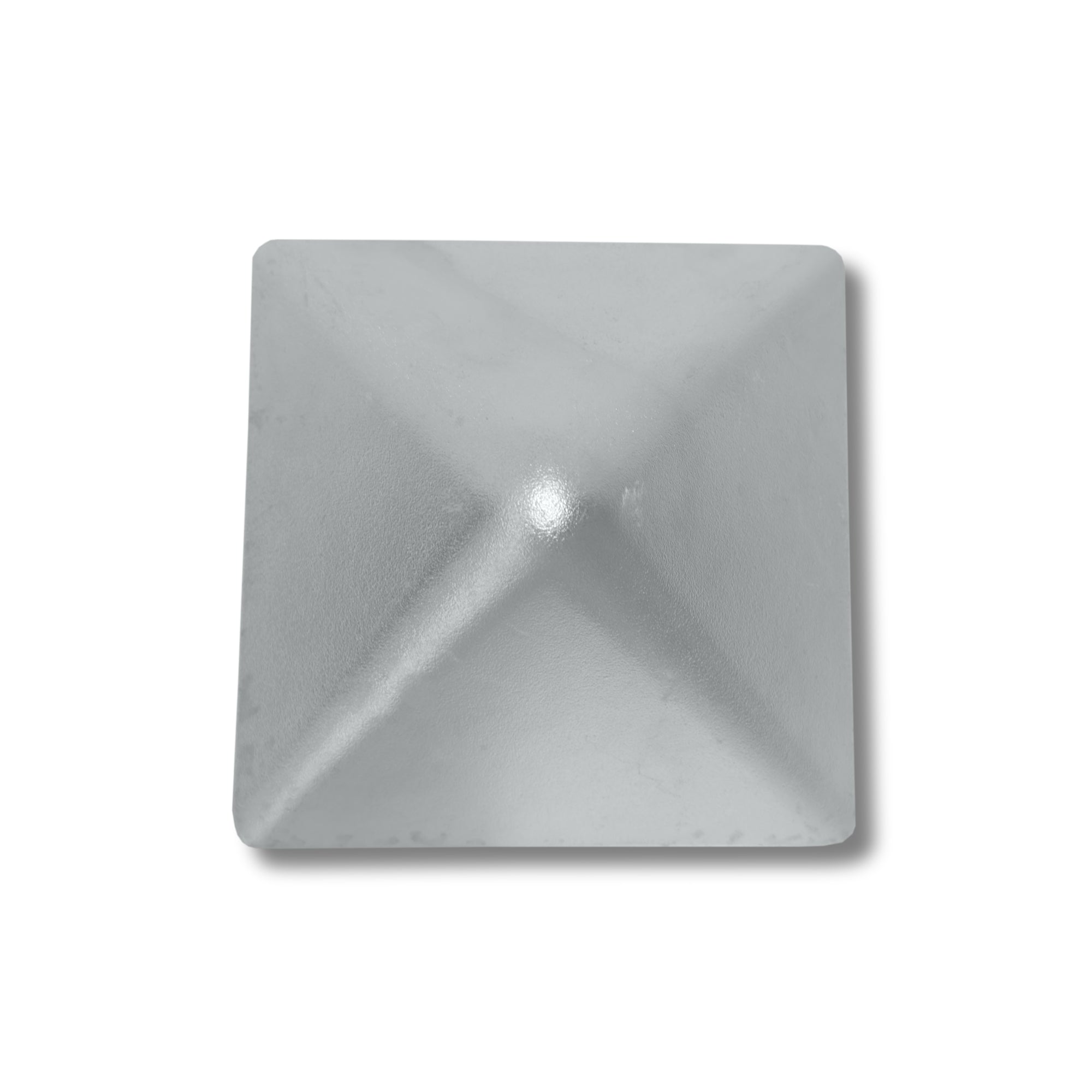 Pfostenabdeckkappe Pyramide 130 × 130 mm Aluminium – Restposten
