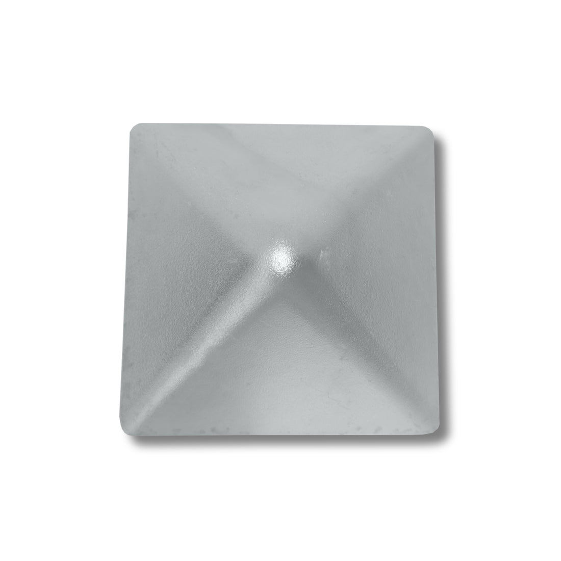 Pfostenabdeckkappe Pyramide 130 × 130 mm Aluminium – Restposten
