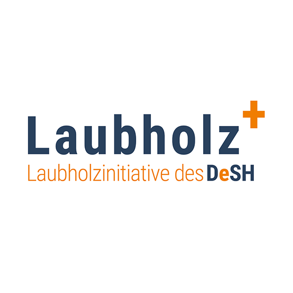 Laubholz+ Logo