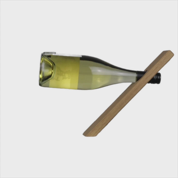 Weinflaschenhalter Eichenholz  | Design & Balance