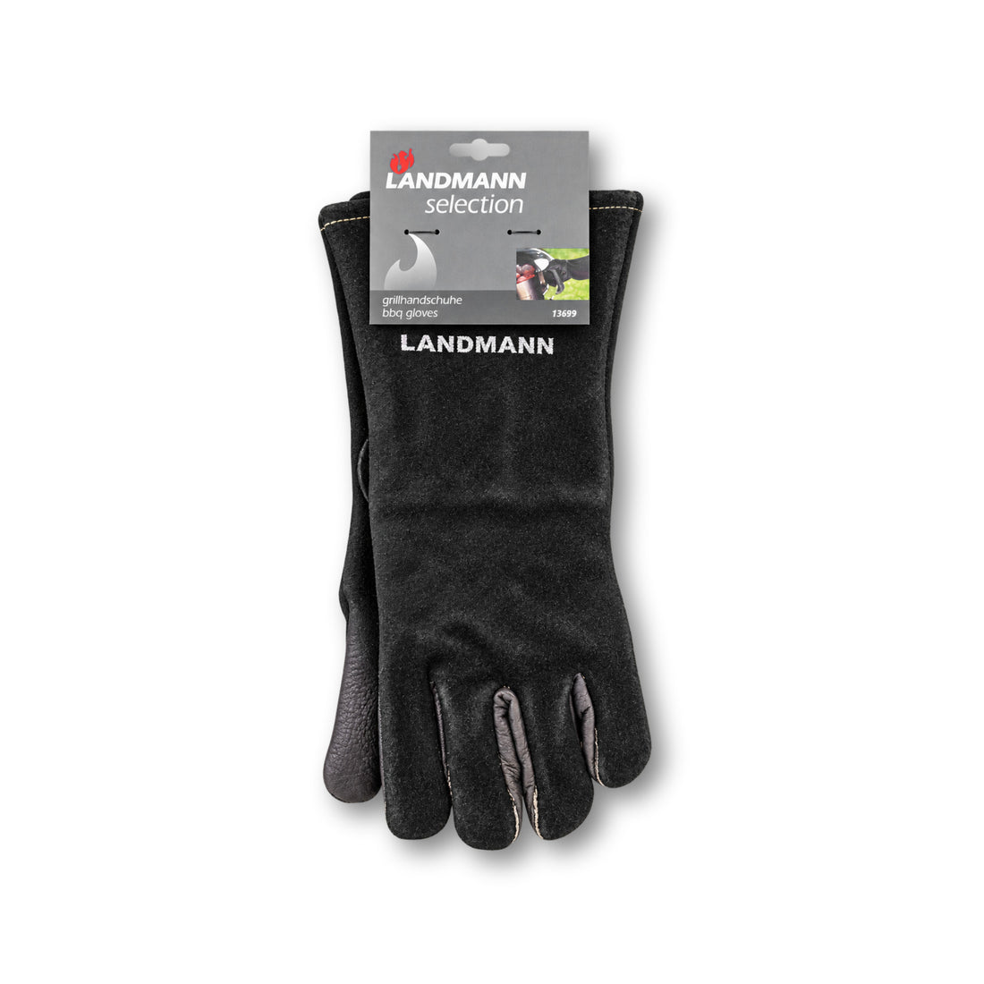 Gants de barbecue en cuir LANDMANN Selection – Paire | Fin de série